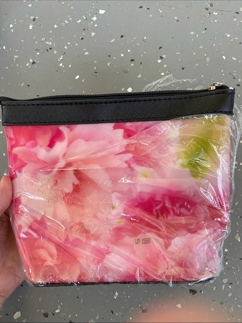 Young Living Floral Cosmetic Pouch Set of (4) Fall, Winter, Spring & Summer